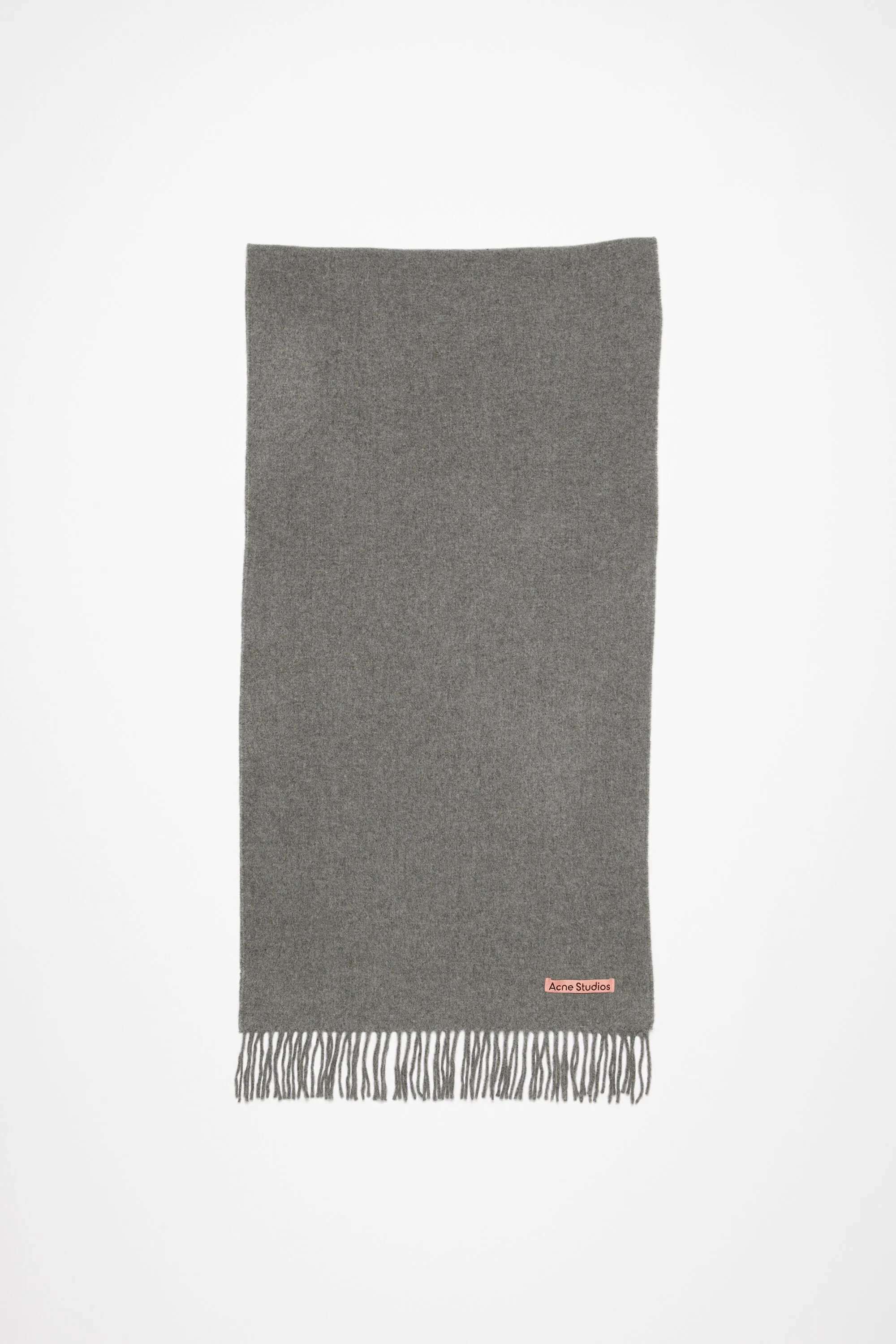 Fringe wool scarf – Narrow