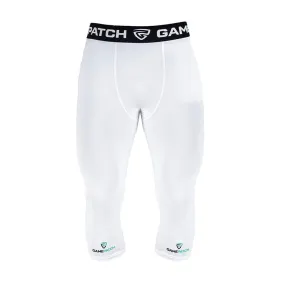 Gamepatch 3/4 Compression Tights ''White''