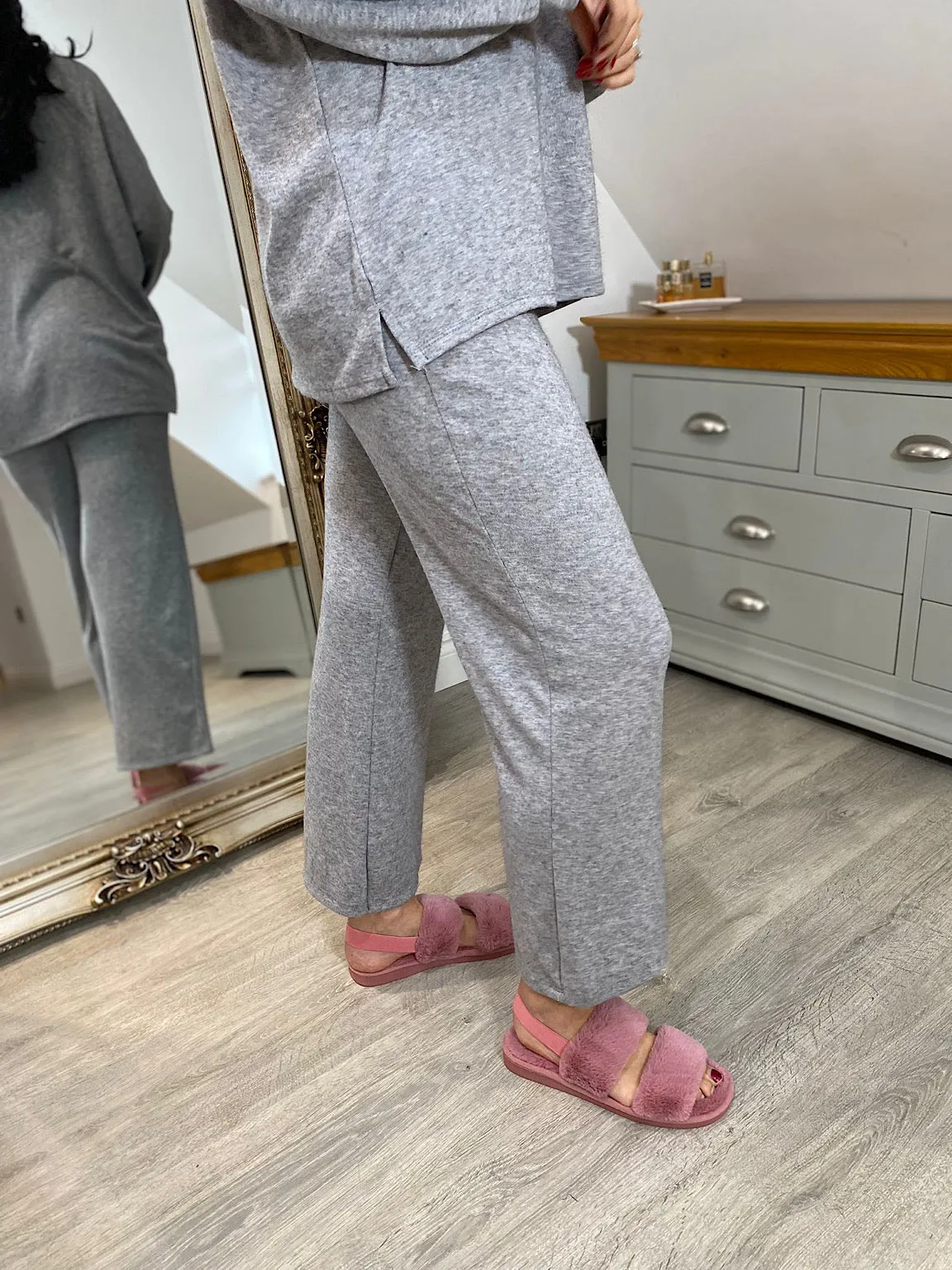 Grey Soft Lightweight Trousers