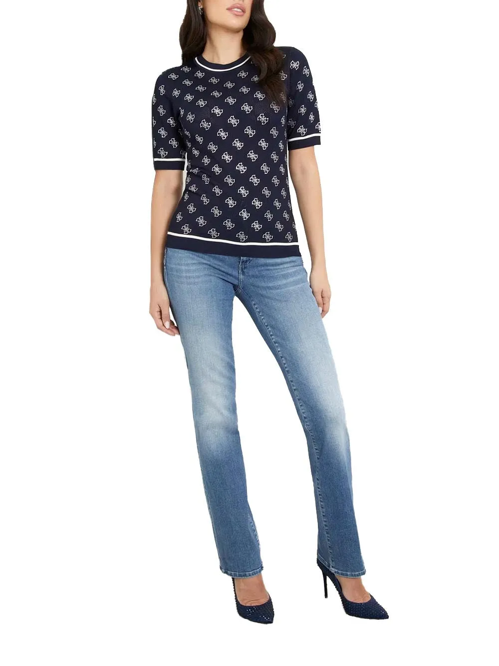 Guess Jeans Donna W4ra0v D4q0e Medio