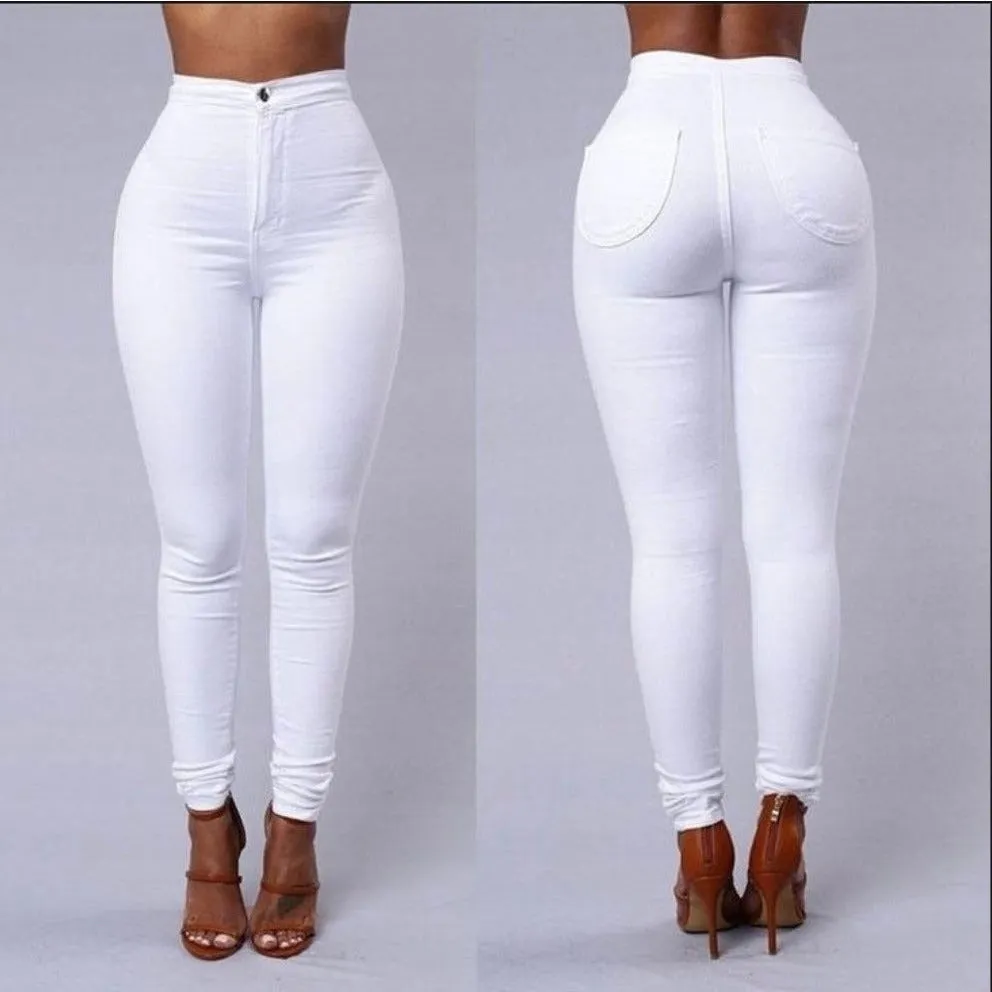 High Waisted Skinny Jeans