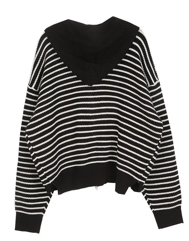 HOLY IN CODE  |Stripes Unisex Street Style Bi-color Long Sleeves Cotton