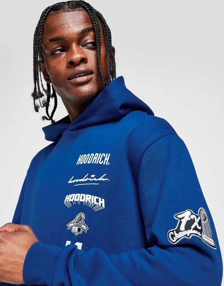 HOODRICH  |Unisex Blended Fabrics Street Style Bi-color Long Sleeves