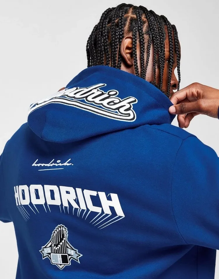 HOODRICH  |Unisex Blended Fabrics Street Style Bi-color Long Sleeves