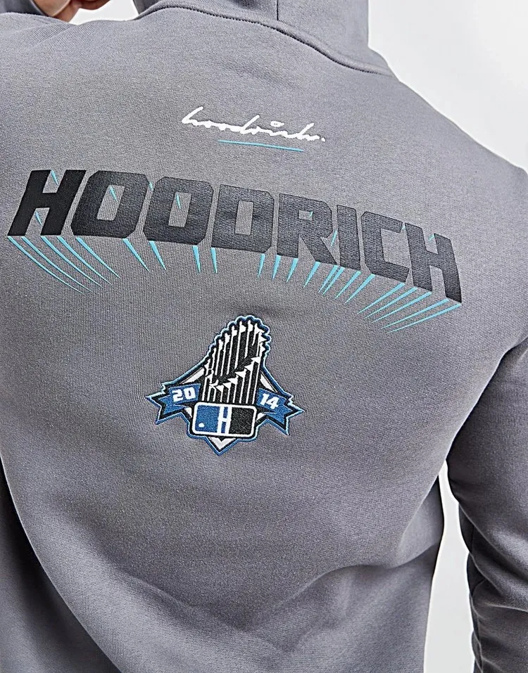 HOODRICH  |Unisex Blended Fabrics Street Style Bi-color Long Sleeves