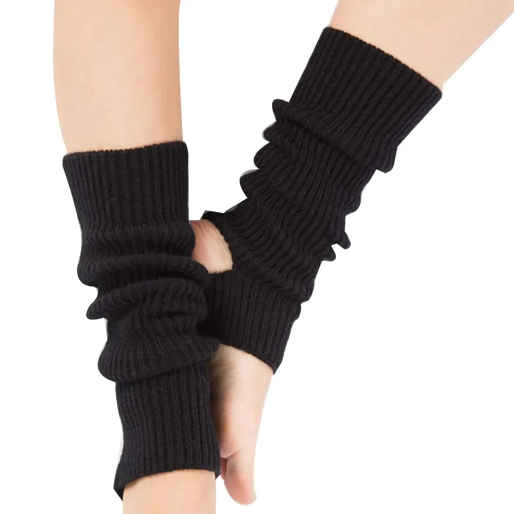 Hot Women Girls Leg Warmers Socks Long Footless Socks