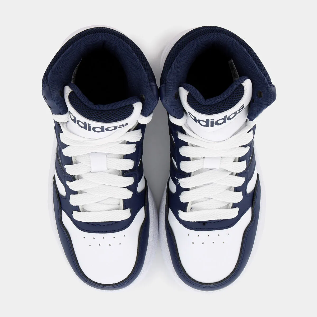 IG3717HOOPS 3.0 MID Kftwr white/dark blue/dark blue- SPORTIVE