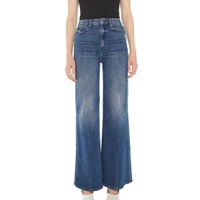 JEANS HIGH WAISTED ROLLER Woman Blue