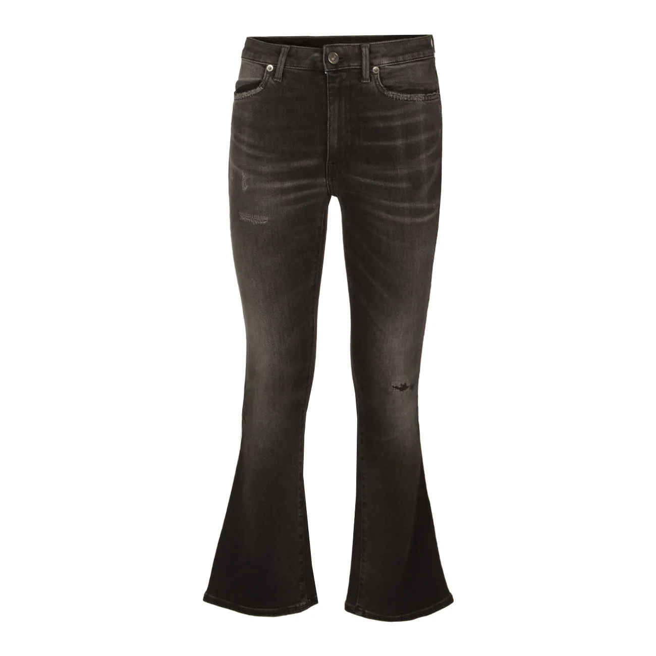 JEANS MANDY A TROMBETTA Donna Nero