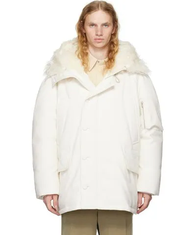 Jil Sander Off-White Water-Repellent Down Jacket