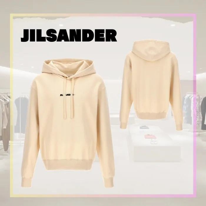 Jil Sander  |Unisex Street Style Long Sleeves Plain Cotton Oversized