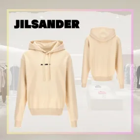 Jil Sander  |Unisex Street Style Long Sleeves Plain Cotton Oversized