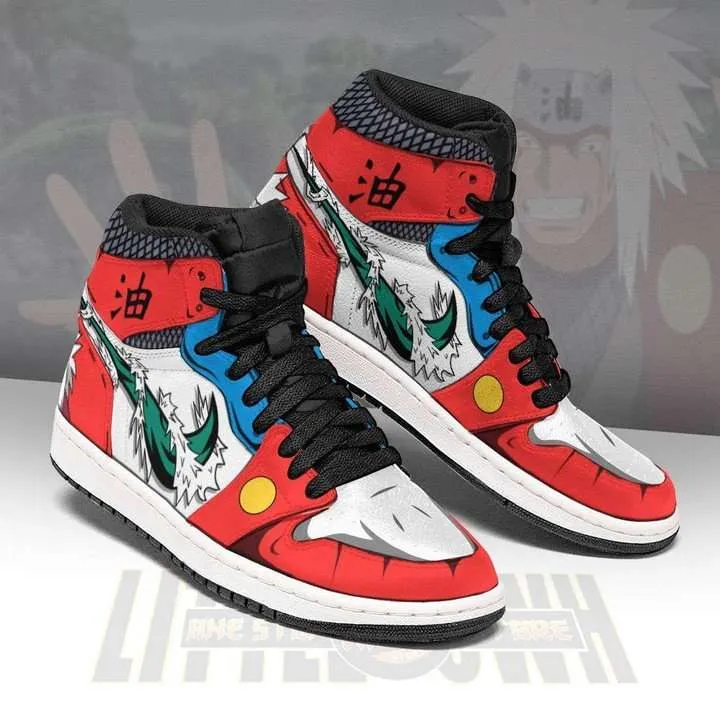 Jiraiya Cosplay Shoes Anime Naruto JD1 Boot Sneakers Sage Mode