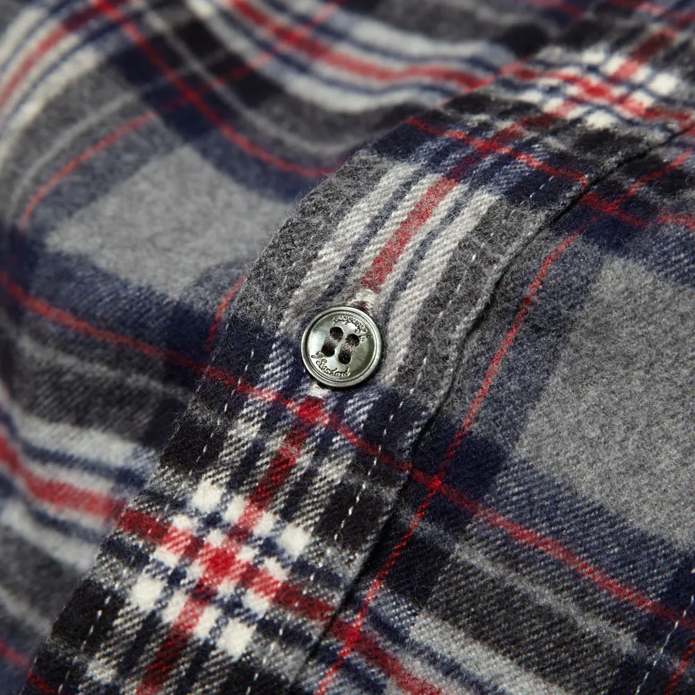 Journal Standard Button Down Checked ShirtGrey