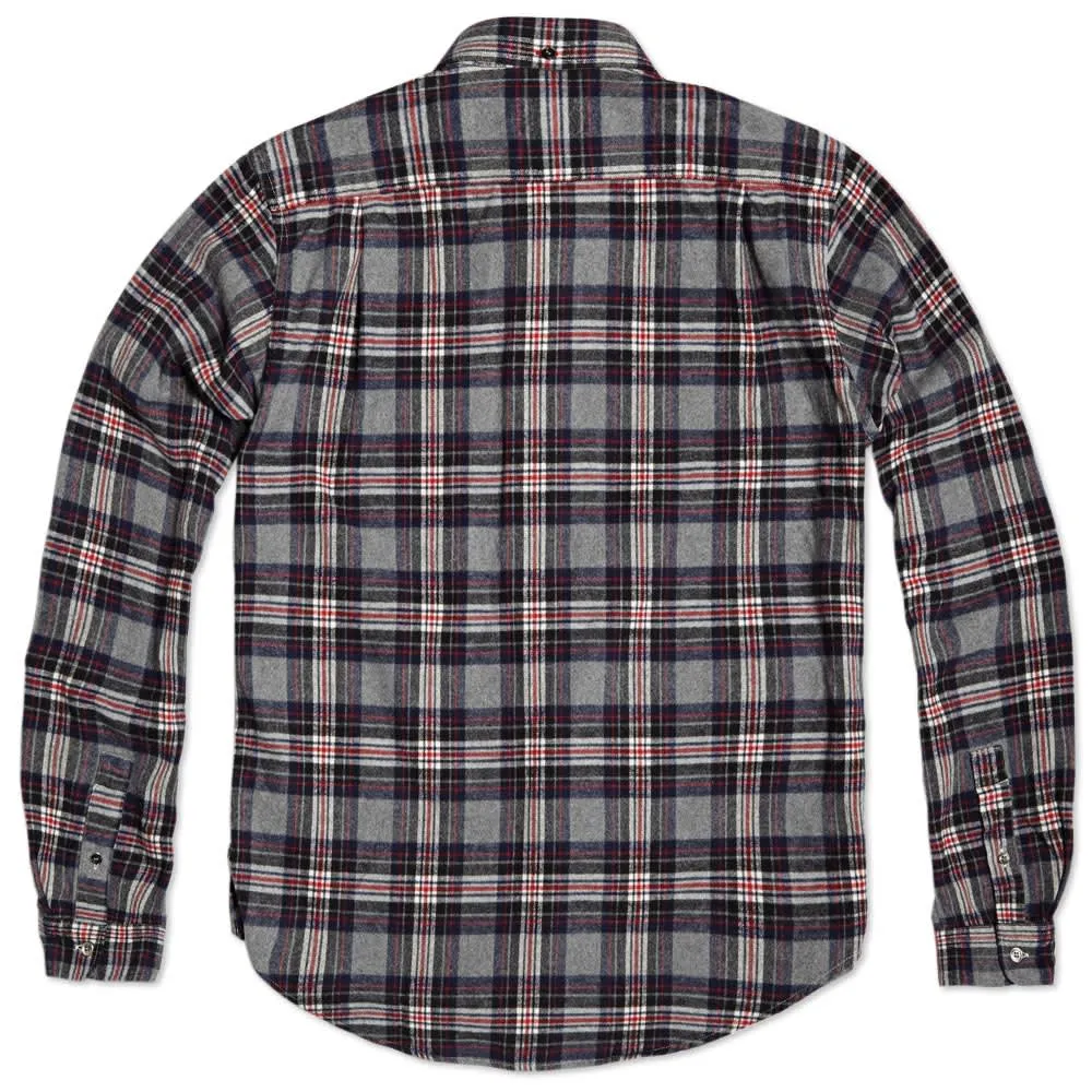 Journal Standard Button Down Checked ShirtGrey