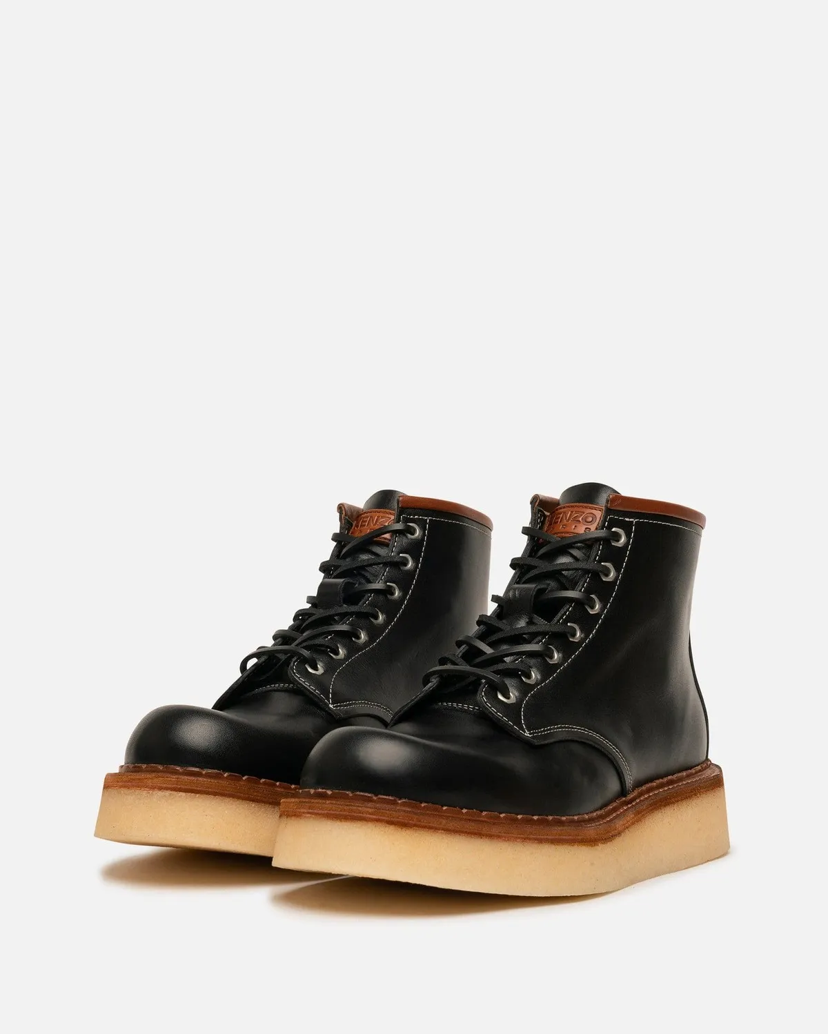 Kenzoyama Lace-Up Boots - Black