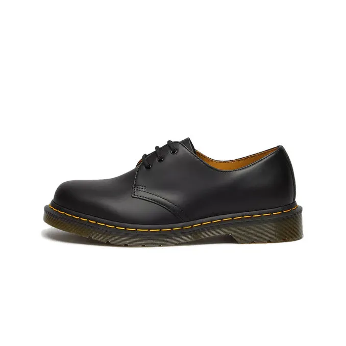 LACE-UP 1461 IN LEATHER Man Black Smooth 