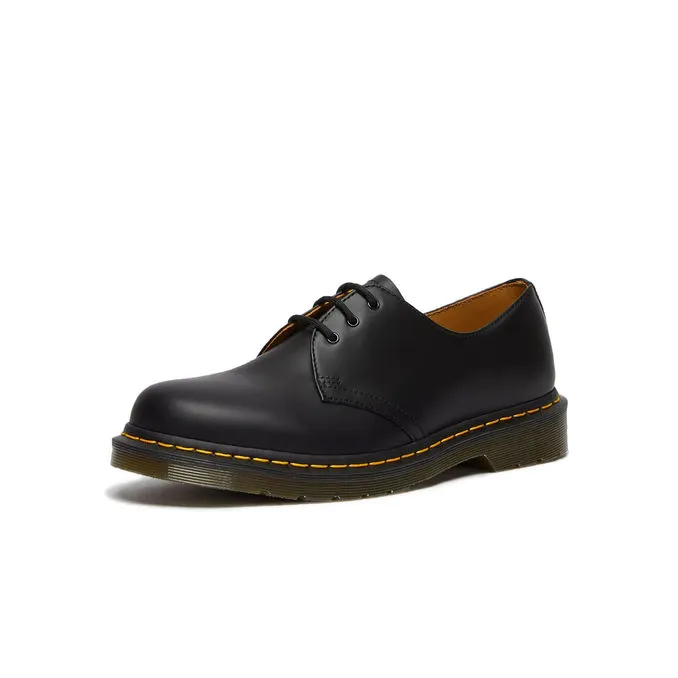 LACE-UP 1461 IN LEATHER Man Black Smooth 