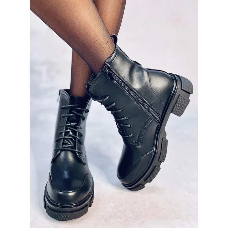 Lace-up boots Coley Black