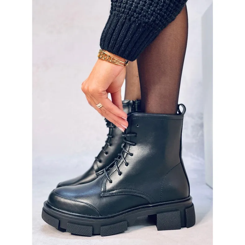 Lace-up boots Coley Black