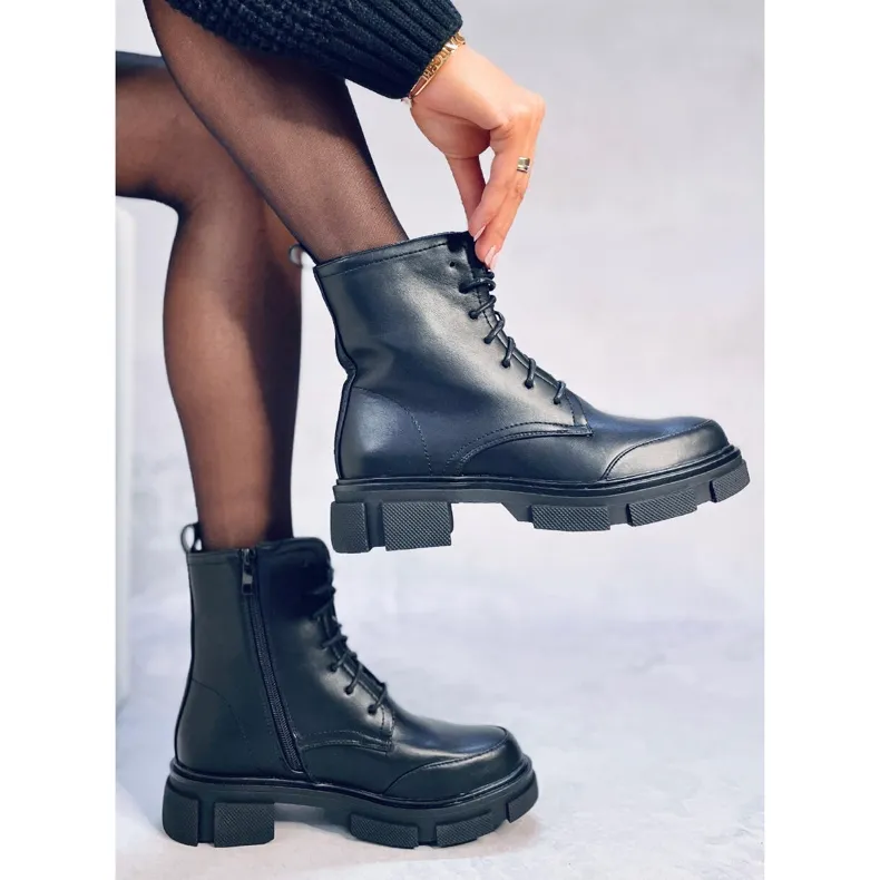 Lace-up boots Coley Black