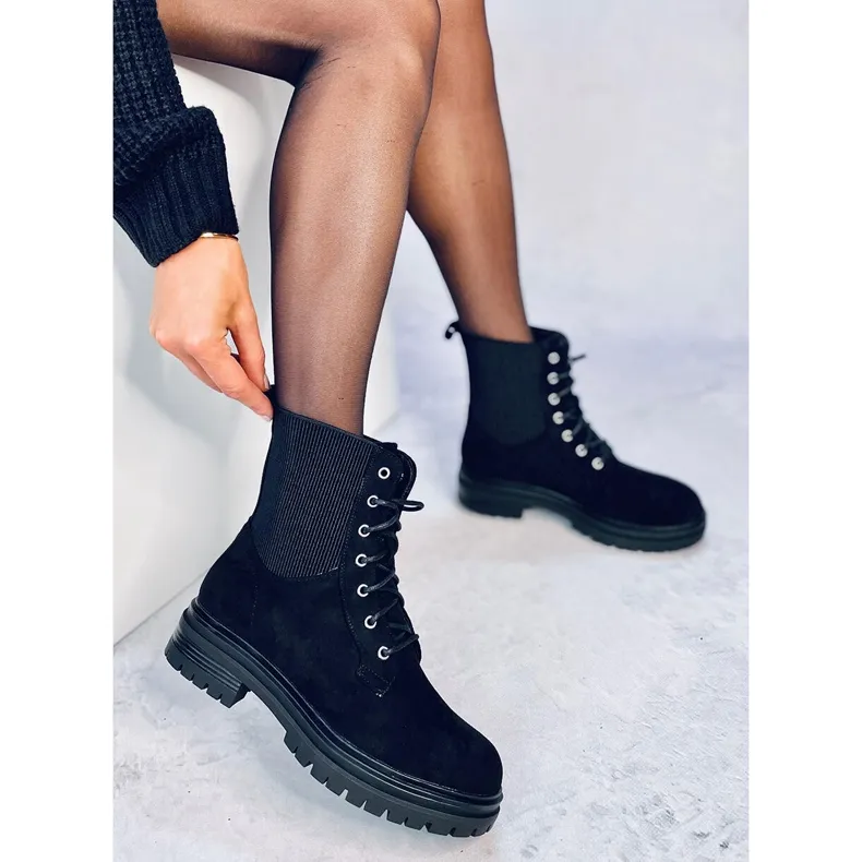 Lace-up boots Vecna ​​Black