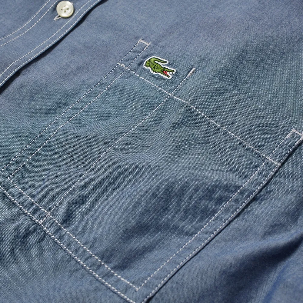 Lacoste Chambray Button Down Oxford ShirtIndigo