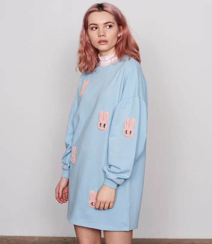 LAZY OAF  |Street Style U-Neck Other Animal Patterns Cotton Long