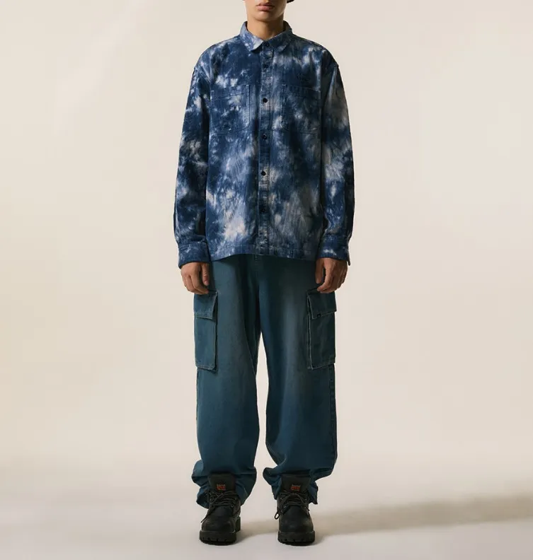 LMC  |[ LMC ]★TIE DYE GOTHIC OVAL CORDUROY SHIRT