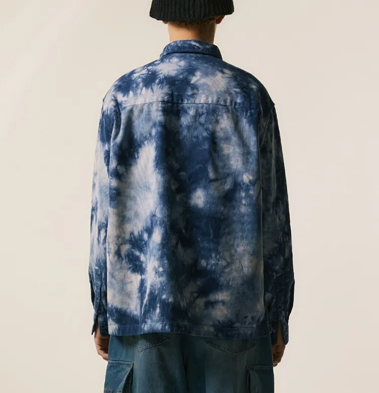 LMC  |[ LMC ]★TIE DYE GOTHIC OVAL CORDUROY SHIRT