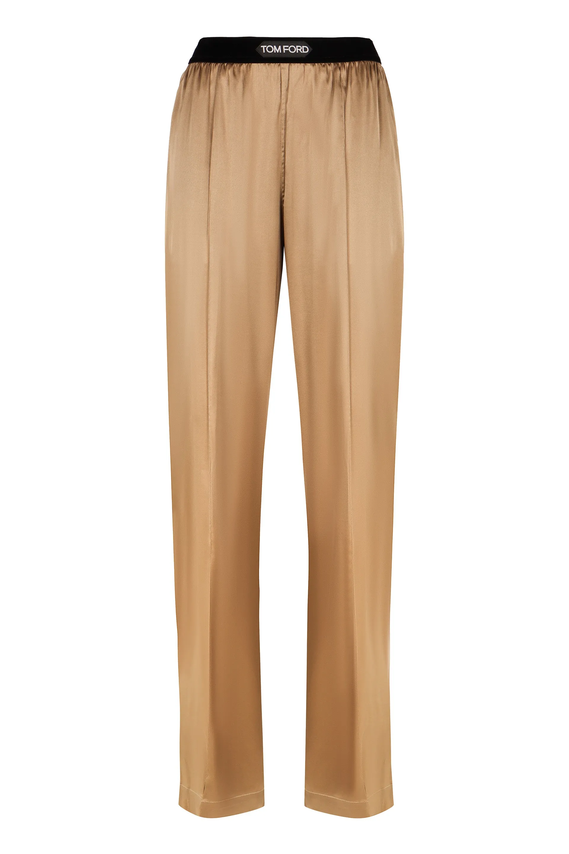 LOGO PATCH STRAIGHT LEG TROUSERS