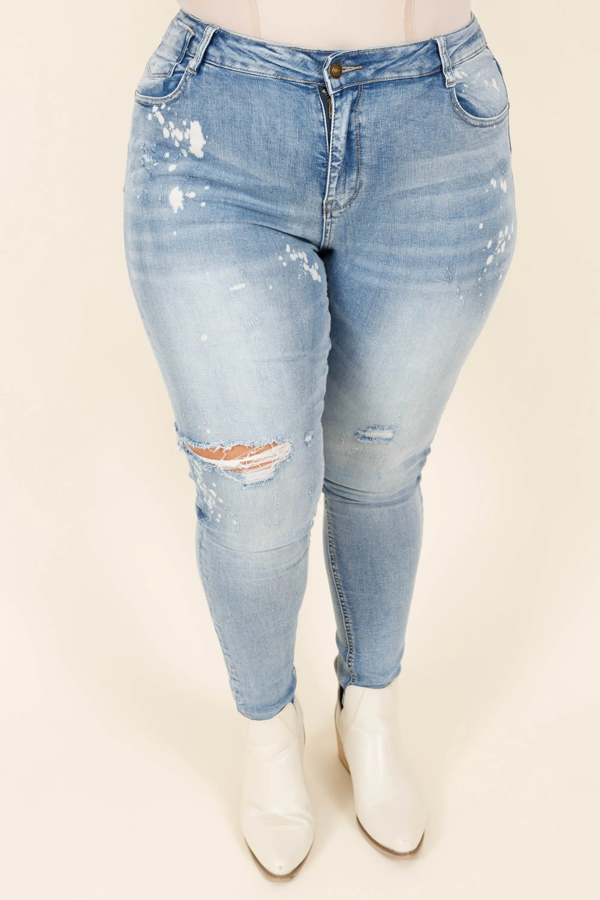 Loud And Clear Jeans, Light Wash