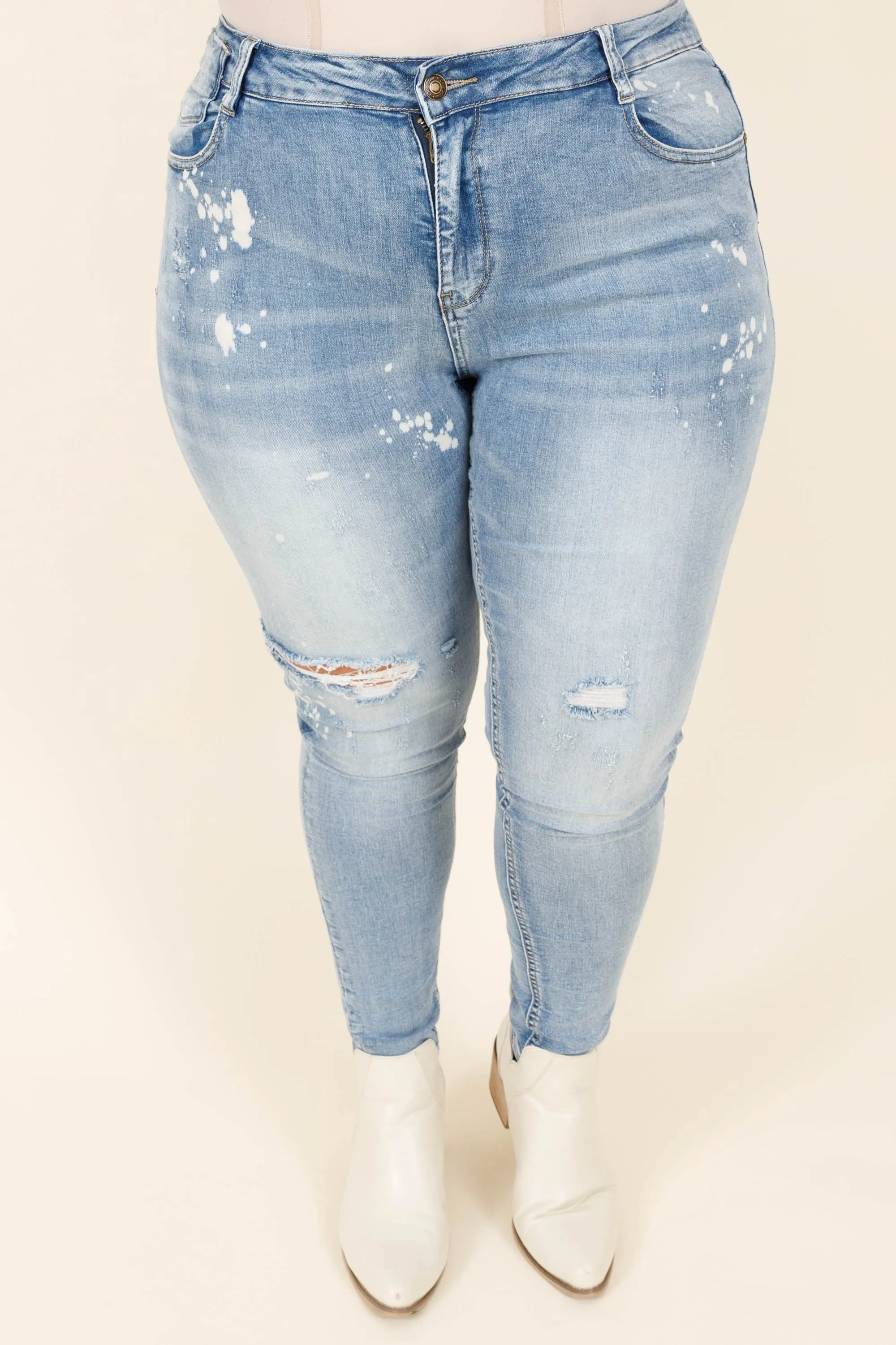 Loud And Clear Jeans, Light Wash