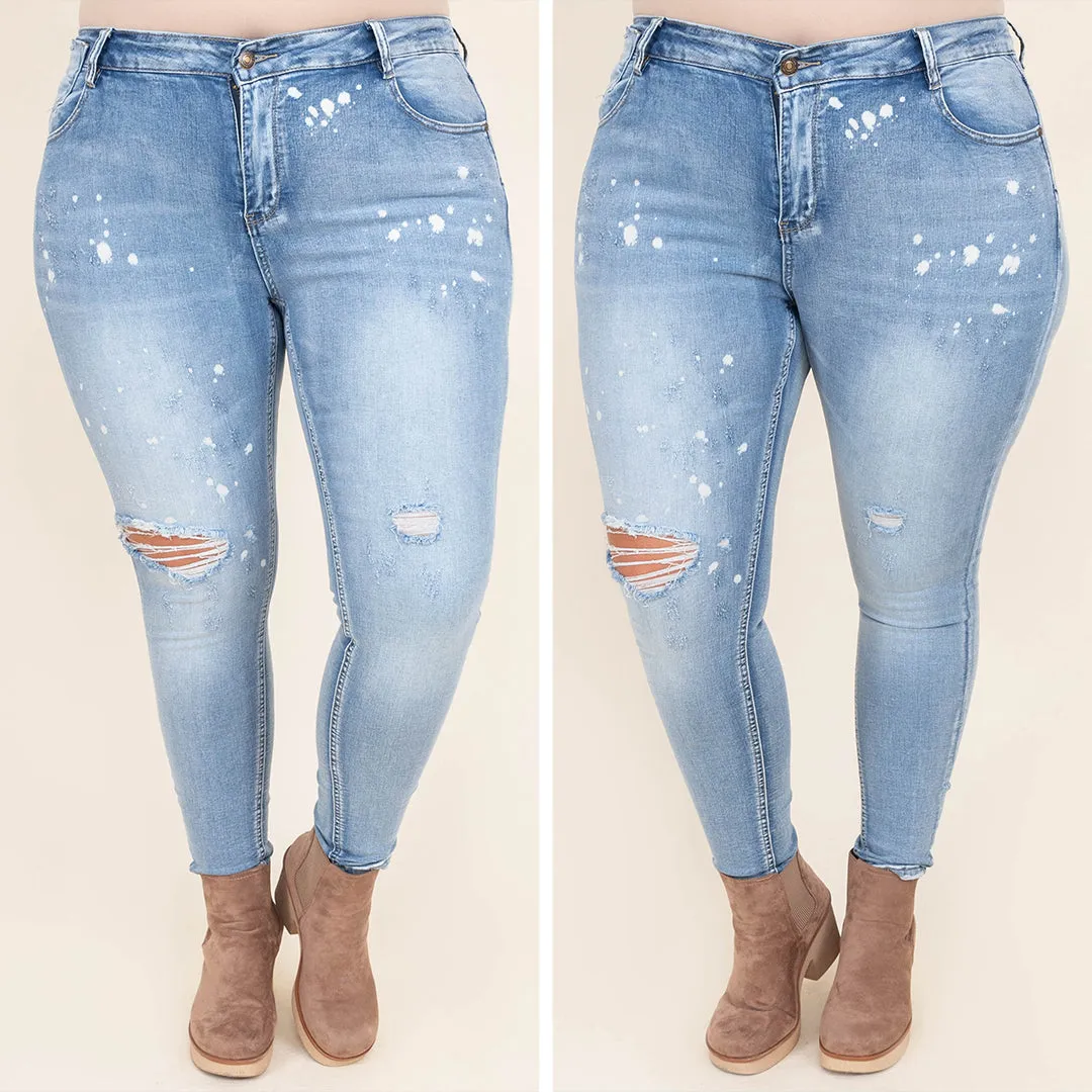 Loud And Clear Jeans, Light Wash