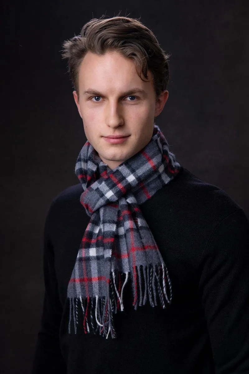 Luxury Lambswool Scarf (Thompson Grey)