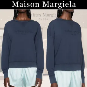 Maison Margiela  |Crew Neck Unisex Blended Fabrics Street Style U-Neck