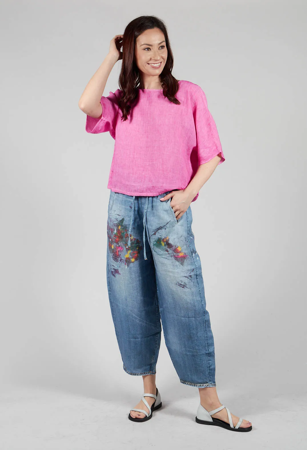 Marie Trousers in Denim