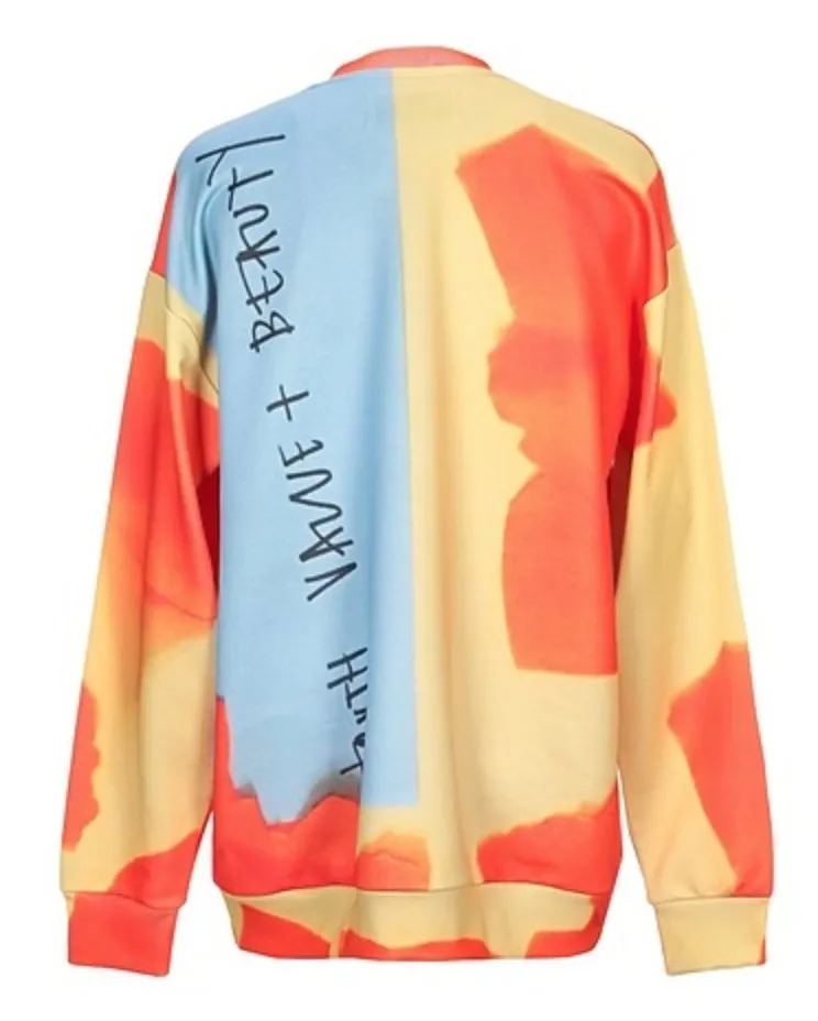 MARQUES ALMEIDA  |Tropical Patterns Street Style Long Sleeves Cotton Long