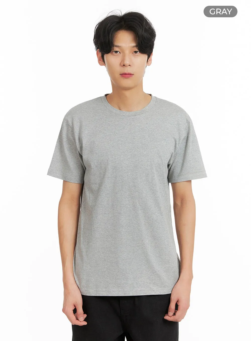 Men's Basic Cotton T-Shirt IA401