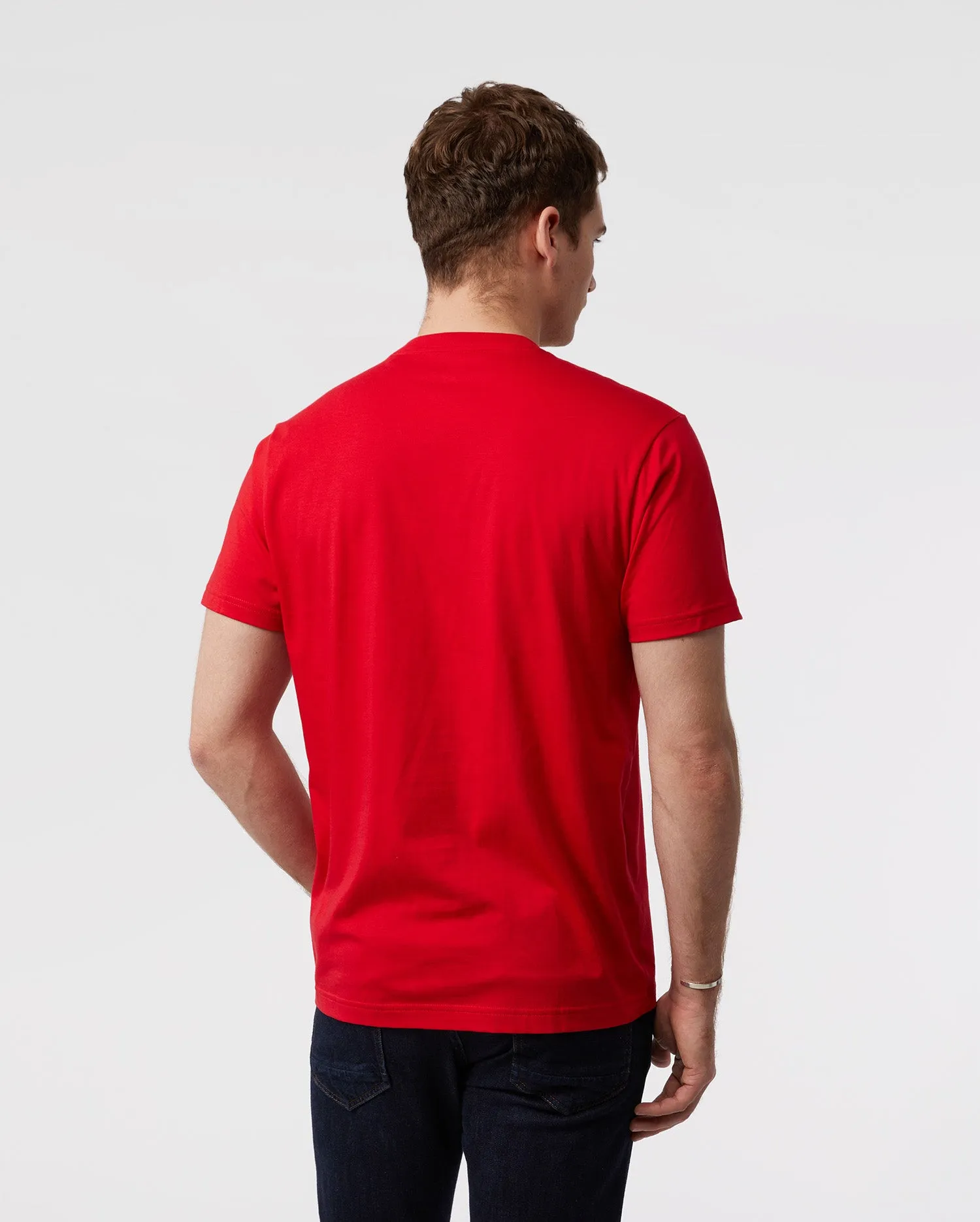 MENS CLASSIC V NECK TEE - B6U100CRPC