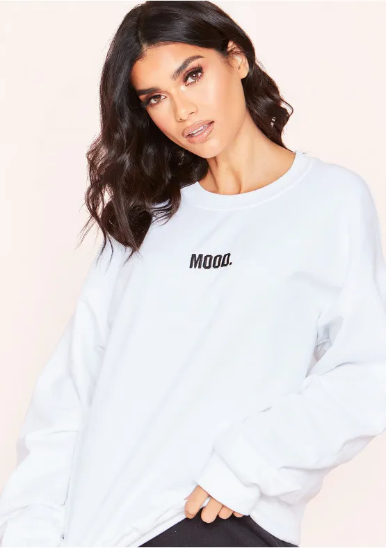 MISSY EMPIRE  |Crew Neck Unisex Sweat Street Style Long Sleeves Plain