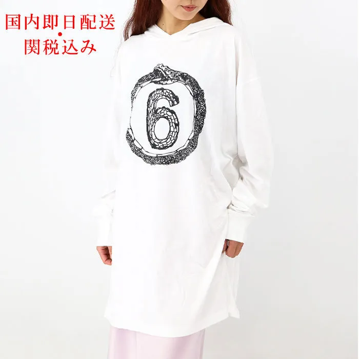 MM6 Maison Margiela  |Street Style Long Sleeves Cotton Medium Long Midi Oversized