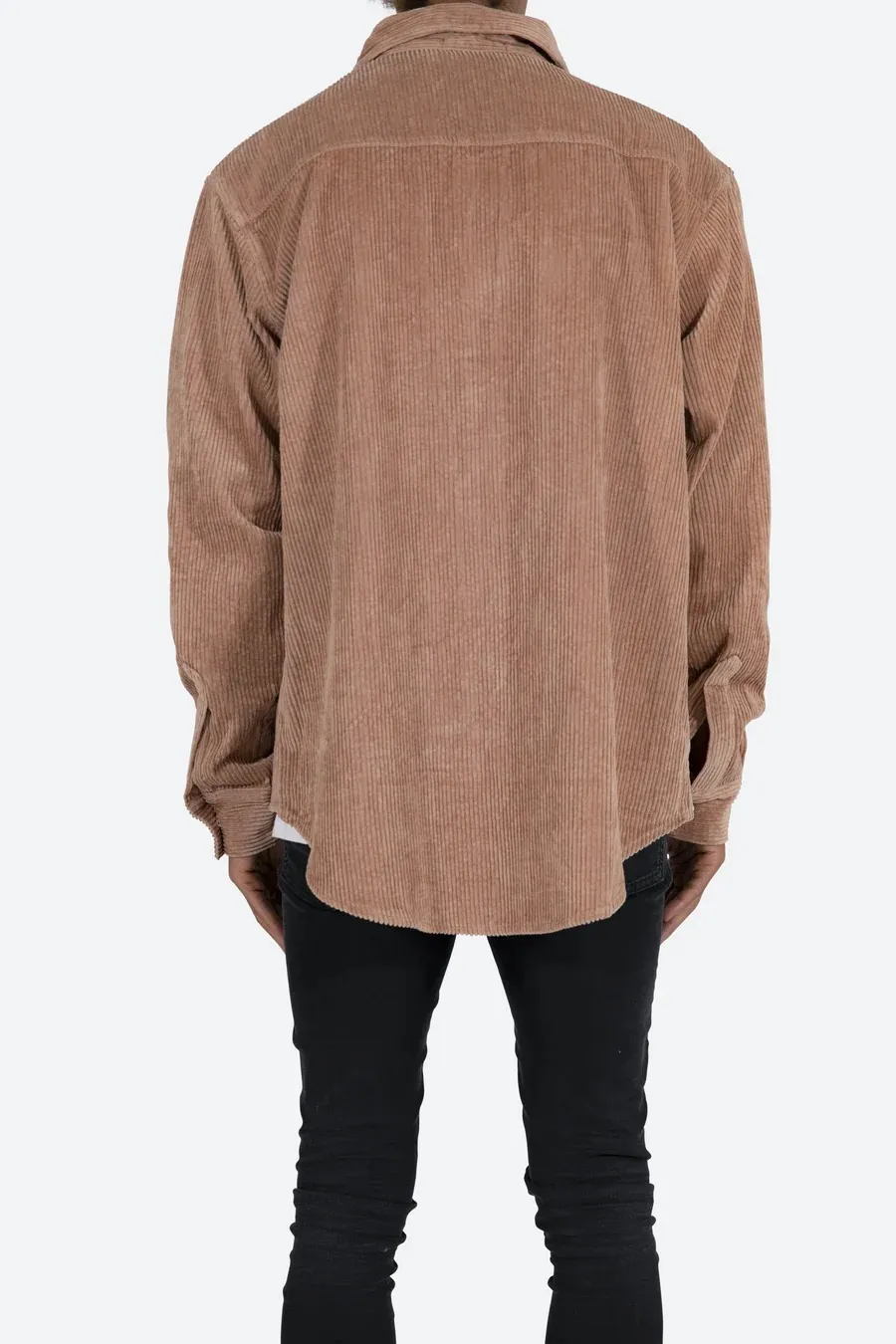 MNML  |Corduroy Street Style Long Sleeves Plain Cotton Oversized