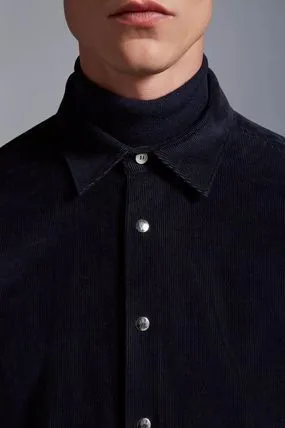 MONCLER  |Corduroy Street Style Long Sleeves Plain Cotton