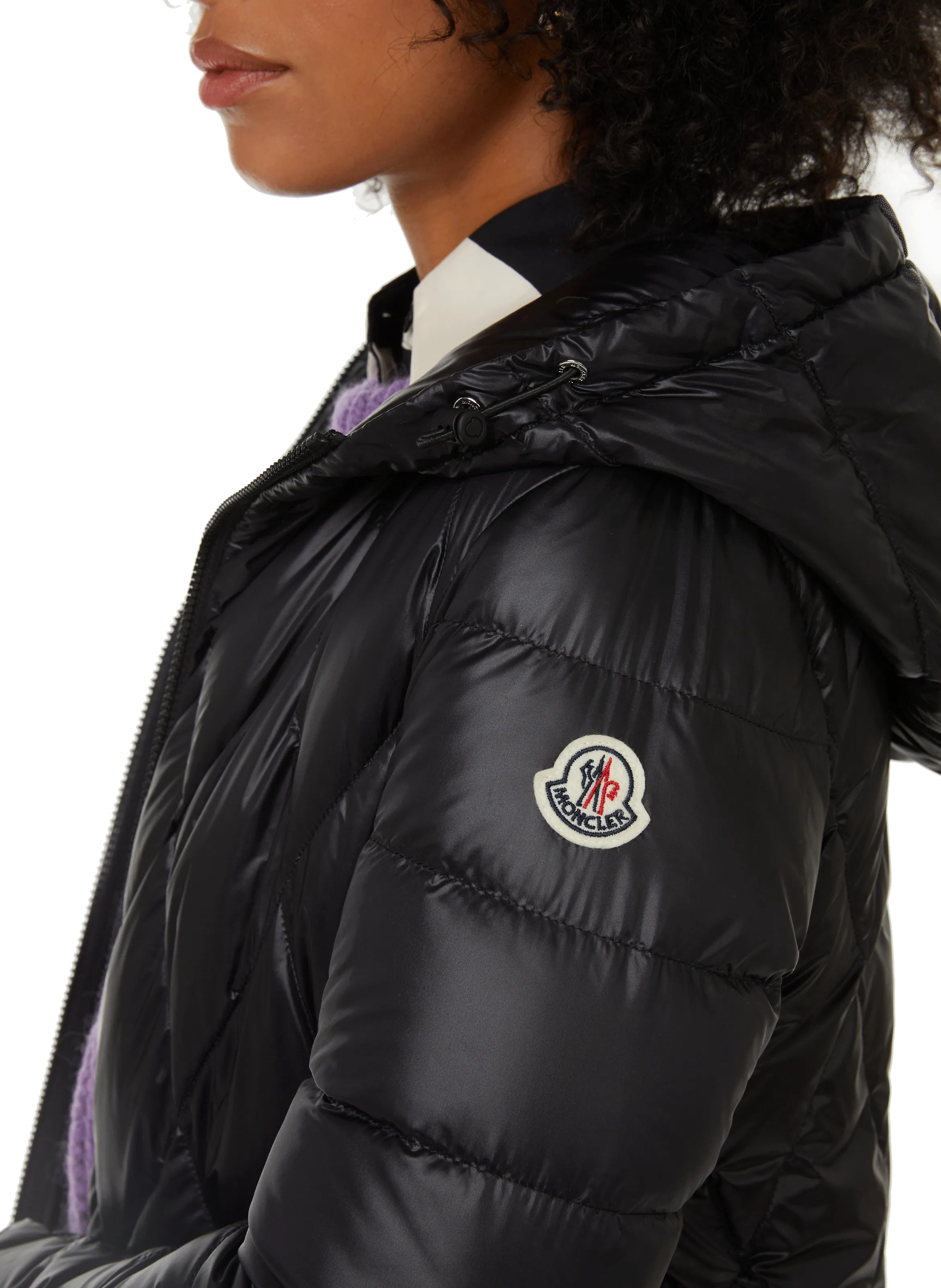 MONCLER  Serilong down jacket - Black