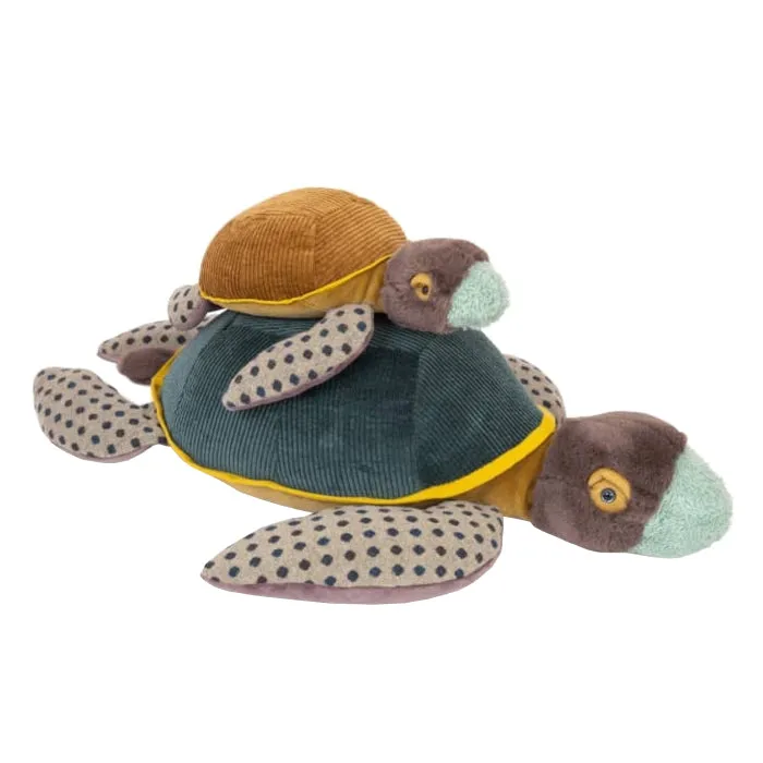 Moulin Roty Tout Autour Du Monde Turtle Soft Toy Large