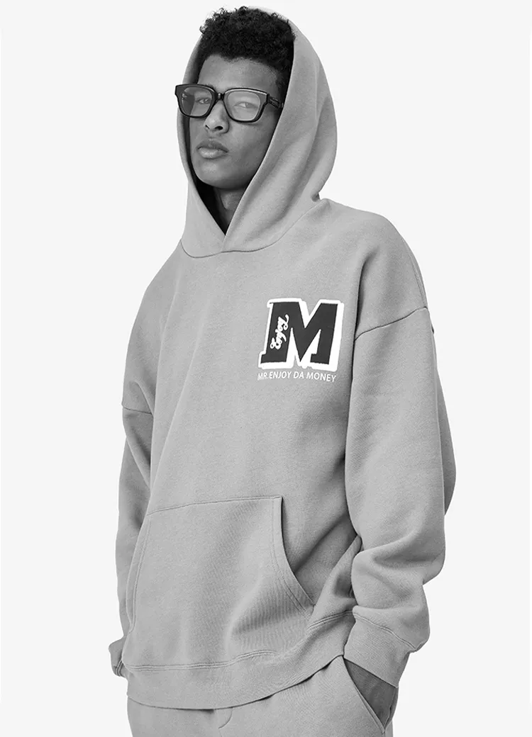 MR. ENJOY DA MONEY  |Unisex Sweat Street Style Long Sleeves Plain Cotton