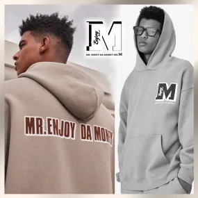 MR. ENJOY DA MONEY  |Unisex Sweat Street Style Long Sleeves Plain Cotton