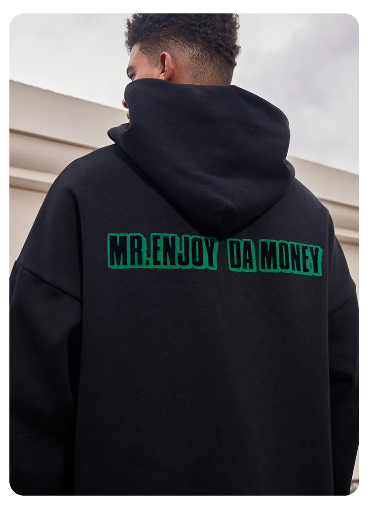 MR. ENJOY DA MONEY  |Unisex Sweat Street Style Long Sleeves Plain Cotton