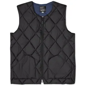 Mt. Rainier Design Quilted Down VestBlack